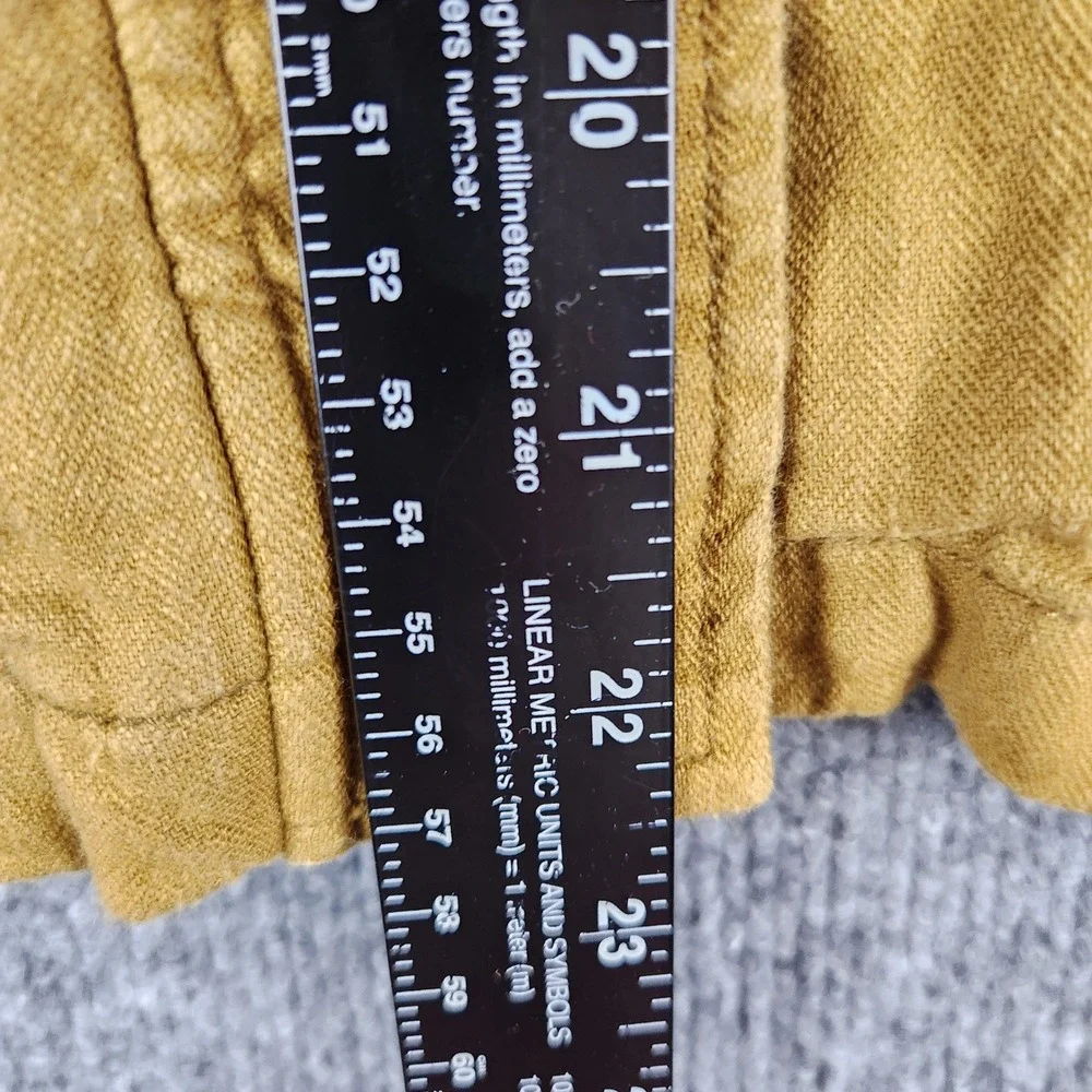 Old Navy Jacket Womens Mustard Brown Utility Field XS Full Zip Drawstring Waist - Picture 9 of 11